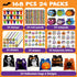168 24 Pack Set JOYIN Pcs Assorted Halloween Art and Craft Stationery Kids Gift Trick or Treat Party Favor Toy
