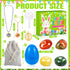 OCTERIC 24 Set Pcs Easter Basket Stuffers, Prefilled Easter Eggs with Gemstone Crystals Natural Crystal and Rock Stones