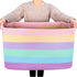 MINTWOOD Design Extra Large Blanket Basket Holder, Living Room Towel Shoe Basket, Rectangle Rope Woven Storage Baskets