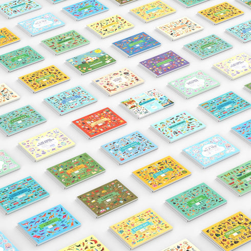 In The Deep Blue Sea Stickers + Coloring Book - 500+ Ocean Animal Stickers and 12 Coloring Pages for Kids