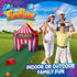 Set 13-Piece 6+ FunPark Inflatable Mini Golf Course with Adjustable Clubs, Balls, Putting Cups, Green Mats and Themed
