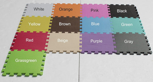 20 (30cm30cm1cm R01R04R12G301020 YIMINYUER Tiles Each Tile) Baby Soft Puzzle Play Mats, Kids Thick EVA Foam Floor