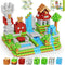 HOTERA Magnetic Blocks 103PCS 1 inch Magnetic Building Blocks, Magnet Tiles Stacking Cubes
