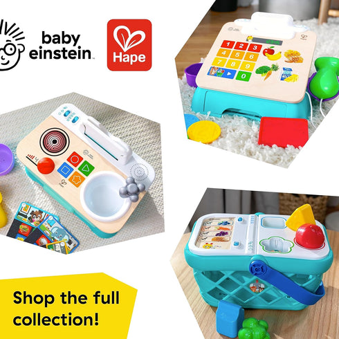 Baby Einstein + Hape Magic Touch Kitchen Pretend to Cook Toy with Real Sounds and Music, Ages 9 Months+