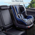 2 Vehicles(2-Pack,Black) Sinvitron Car Seat Protector for Child Car Seat - Waterproof Non-Slip Leather Mat with Mesh