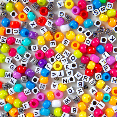 Fashion Angels Tell Your Story DIY Bead Set, Over 800 Charms & Alphabet Beads for Kids Bracelet Making Kit