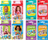 JA-RU Classic Cards Games for Kids (4 Pack) Go Fish, Old Maid, Hearts & Crazy 8s. Bright Colorful Design. Party Favor. Indoor & Outdoor Table Top Toys. 3604-4s