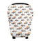 Bison Copper Pearl Multi-Use Cover: Car Seat, Nursing, Stroller - Stretchy Fabric,