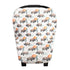 Bison Copper Pearl Multi-Use Cover: Car Seat, Nursing, Stroller - Stretchy Fabric,