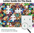 1000 1000 1:1 Impossible Jigsaw Puzzles for Adults Pieces-Stained Glass Puzzles Floral Hard Challenging Puzzles