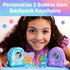 Backpack 6+) Creativity for Kids Bubble Gems Keychains - DIY Diamond Art Kits for Kids, Unicorn Toys for Girls, Gem Art