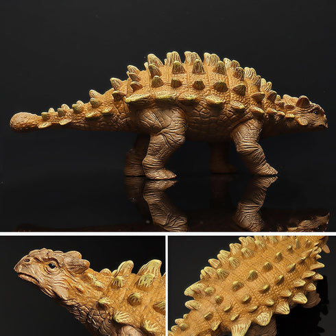 Gemini&Genius Ankylosaurus Dinosaur Toy Action Figure - Saichania Toy, Gift for Kids 3 Year Olds and Up