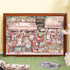 1000 MOMIBOOK Puzzles for Adults Pieces Jigsaw Puzzles of Flowers in Pages, Painting Image Bookstore Bookshop Difficult