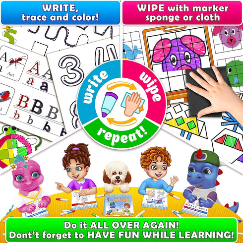 2 3-5 28 8 3 Curious Learn Montessori Busy Book for Toddlers Ages Preassembled Preschool Learning Binder