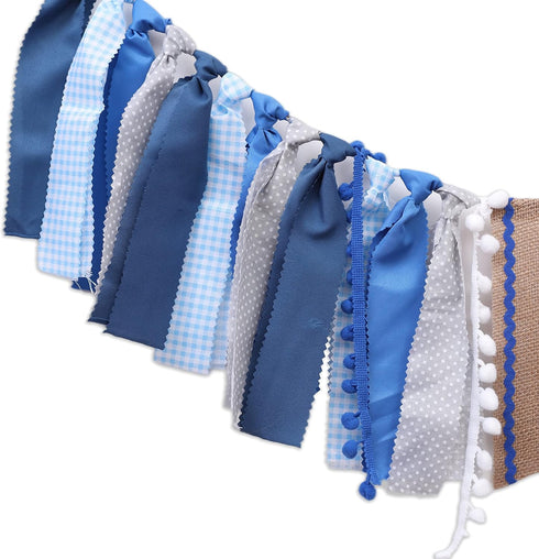 1st High Chair Banner Boy - First Birthday Decorations For Boy Birthday Banner Highchair Party Supplies Photo Booth