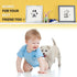 Extra Large Clean Touch Ink Pad for Baby Handprints & Footprints - Inkless Infant Stamp, Safe for Babies, Black