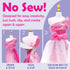 6-8, Creativity for Kids Designed by You Glam Studio: Girls' Fashion Designer Craft Kit for Ages DIY Arts and Crafts