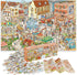 1000 Piece Puzzle for Adults, MOMIBOOK Vintage Village Town, Funny Painting Image Puzzle for Women