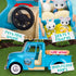 10 3+ Honey Bee Acres Buzzby Farm Truck Vehicle with Miniature Doll Figure, Pieces, Ages