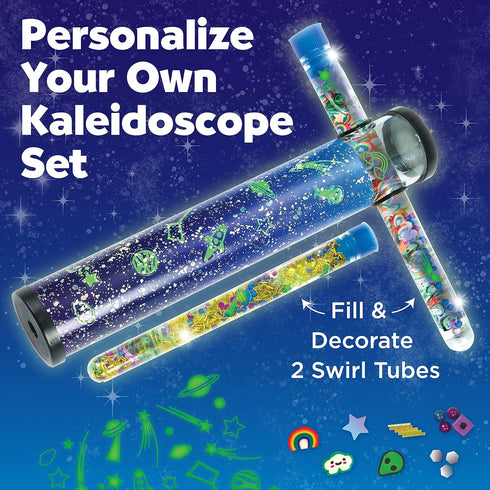 6+) Creativity for Kids Magic Swirl Kaleidoscope Kit - Make Your Own Kaleidoscope for Kids, STEM Toys (Ages