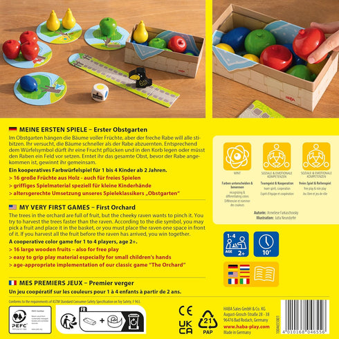HABA My Very First Games - First Orchard Toddler Game (German Version)