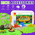 Playset Set 3 4 5 6 7 Carolart Jungle Sensory bin,Safari Animal Figures Toys,Wild Forest Sandbox,Desert Animals Play