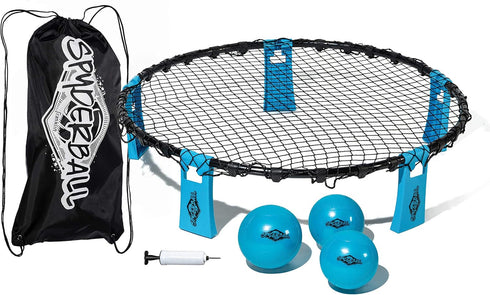 Franklin Sports Spyderball Game Set - Includes 3 Balls, Carrying Case, and Rules for Outdoors, Indoors, Yard, Lawn,