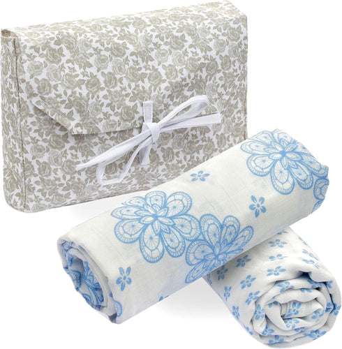 Baby Swaddle Blanket Set, Muslin Swaddle Blanket for Girls & Boys, Soft