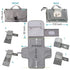 Kopi Baby Portable Diaper Changing Pad - Baby Diaper Changer Travel Bag with Wipes Pocket, Smart Design Portable