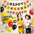 Wheels On The Bus Birthday Decorations, School Bus Party Decorations for School Bus Birthday Theme