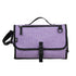 BODHI Baby Portable Water Resistant Diaper Changing Pad & Diaper Changing Kit Travel Bag Baby Station On The Go, Purple