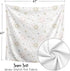 Sweet Jojo Designs Star and Moon Baby Girl Swaddle Blanket Jersey Stretch Knit for Newborn or Infant Receiving Security