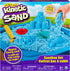 Kinetic Sand Sandbox Set, Kids Toy with 1lb All-Natural Blue and 3 Molds, Sensory Toys for Ages 3 and Up