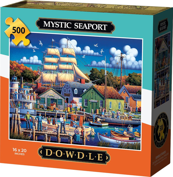 Dowdle 500 Piece Jigsaw Puzzle - Mystic Seaport