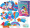 creative kimi 9PC Poke Art Kit for Girls Ages 4-8 | Princess Theme DIY