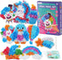 creative kimi 9PC Poke Art Kit for Girls Ages 4-8 | Princess Theme DIY