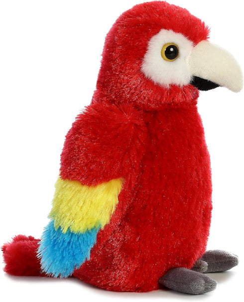 Aurora 8" SCARLET MACAW Stuffed Animal
