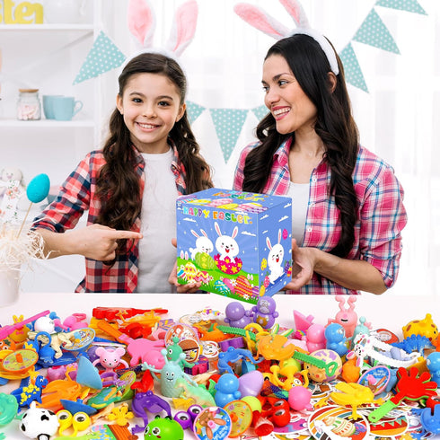 212 Pack U-Zomir Easter Egg Fillers for Kids, Easter Basket Stuffers Easter Egg Stuffers for Kids Boys Girls, Small