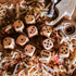 STAHLHAMMERS 10 Pack Set 16mm 6 Wooden Dice - Standard Sided - Perfect for Board Games and RPGs