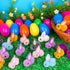 36 Pack Easter Eggs Fillers with Bunny Plush, Easter Basket Stuffers with Toys Inside Filled Mini Stuffed Animals