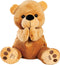 Bundaloo Plush Clapping Bear Animated Singing Play Along Stuffed Animal for Kids