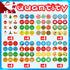 Christmas Stickers 32 Sheets with Snowman, Reindeer, Santa Claus, Kids Decals for Toys Gifts Crafts Decorations