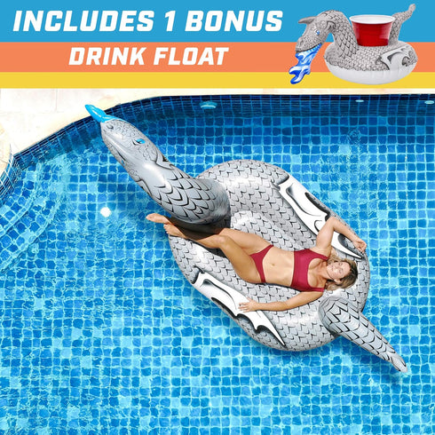 Giant Inflatable Pool Float - Choose Your Favorite Creature!