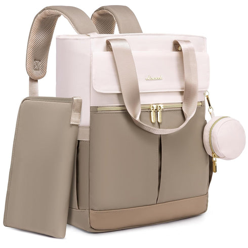 LOVEVOOK Diaper Bag Backpack,Diaper Bag Tote with Insulated Pockets,Baby Bag for Girl