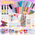 YEETIN Fashion Designer Kits for Girls Ages 6+, 600+ Pcs Kids Sewing Kits, Arts & Crafts Set, Doll Clothes Making