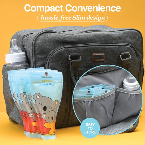 30 Pack Disposable Baby Formula Storage Bags, Baby Formula Container Dispenser
