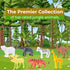 Mini Animals Jungle Party Pack - 100 Piece Bulk Set of Plastic Wild Mini Educational Animal Toys for Kids Party Favors