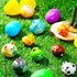 12 JOYIN Pcs Prefilled Easter Eggs with Toys, Plastic Easter Eggs with Animal Cars for Kids Gift, Basket Stuffers