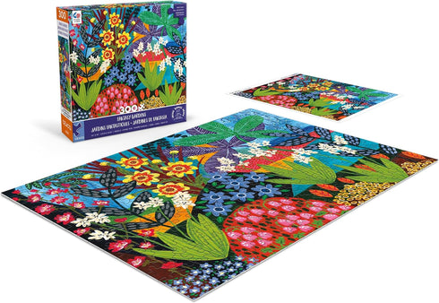 Ceaco Liselle Larsen Fantasy Gardens 300 Oversized Piece Jigsaw Puzzle
