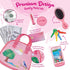 Toddler Play Purse for Kids with Accessories, Pretend Makeup, Keys, Smartphone, Dress Up Toy Purse
